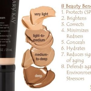 Cc cream foundation and skin protactant